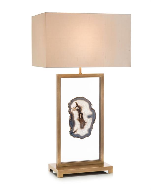 Floating Agate Table Lamp