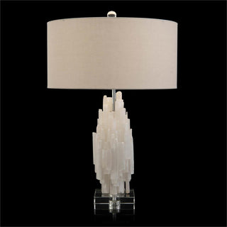 Tiered Selenite Table Lamp JRL-9419