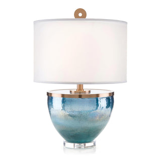 Islamorada Blue Glass Table Lamp JRL-9702