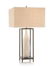 Load image into Gallery viewer, Framed Ceramic Urn Table Lamp JRL-9948