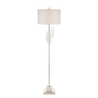 Furls of White Floor Lamp JRL-9956