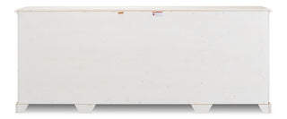 *Crested Wall Cabinet, White/White Finish R110-37