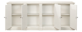 *Crested Wall Cabinet, White/White Finish R110-37