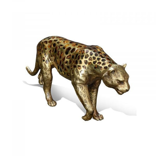 89-1803 - Prowling Leopard Sculpture (SH41-062116)
