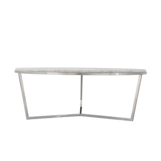 FISHER ROUND COCKTAIL TABLE (MARBLE)