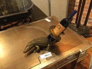 Maitland Smith 8143-12 - TWISTED CROCODILE WINE HOLDER