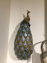 Load image into Gallery viewer, CAST BRASS PEACOCK WALL SCONCE-8106-14