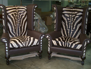 Deluxe Zebra Wing Chairs