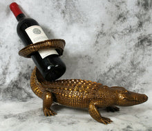 Load image into Gallery viewer, Maitland Smith 8143-12 - TWISTED CROCODILE WINE HOLDER