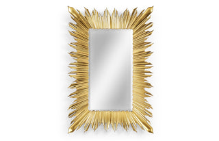 Jonathan Charles Wall Mirror Sunburst - Gold