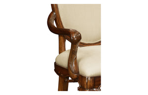 Shield Back Mahogany Arm Chair 492646-AC-MAH-F001