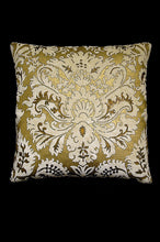 Load image into Gallery viewer, Barbarigo White printed velvet square cushion