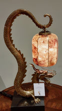 Load image into Gallery viewer, Sherwood Cast Brass Dragon Table Lamp